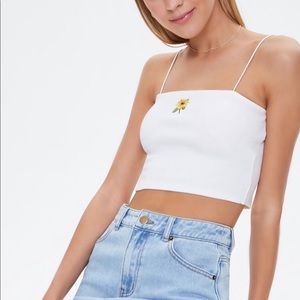 Sunflower Cropped Cami